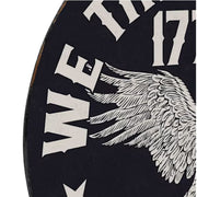 Open Road Brands We The People Round Metal Sign, Durable Die-Cut Aluminum, 22.75 in Diameter, Industrial Style, 90238740