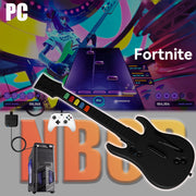 NBCP Wireless Guitar Controller, 2.4GHz Wireless, Compatible with Xbox Series X/S, Xbox One, PC, Black, Includes Adjustable Strap