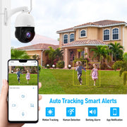 JideTech P2-20x-5Mpw-t Auto-Tracking Wireless Outdoor 5MP PTZ WiFi Security Camera