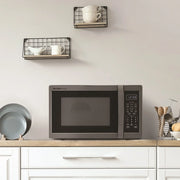 Sharp ZSMC1452KH 1.4-cu. ft. 1100W Countertop Microwave in Black Stainless Steel