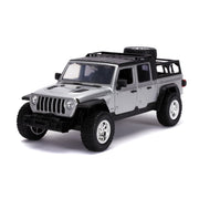 Jada Toys 1:24 Scale 2020 Jeep Gladiator Diecast Collectible Car, Silver, 31984