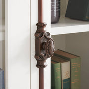 Mini Brass Beaded Cremone Bolt For Cabinets -2 ft.- Oil Rubbed Bronze