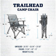 YETI Trailhead Camp Chair, Foldable, UV-Rated FlexGrid Fabric, Navy, Supports 500 lb