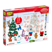 Brickcraft 72283RUD Rudolph Advent Calendar, 294-Piece Countdown Christmas Building Set with 24 Daily Surprise Mini Builds, Holiday Collectible for Kids Ages 8+