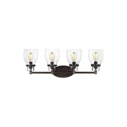 Sea Gull Lighting 4414504-782 Belton 4-Light Heirloom Bronze Vanity Light