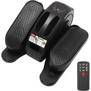 Under Desk Elliptical Trainer, 50W Electric Seated Foot Pedal Exerciser, Five-Speed Regulation, Remote Control, LED Screen, Compact Design for Home and Office