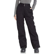 Arctix Womens Insulated Snow Pants, Thermalock Coating, Black, Large, 1800-00-L