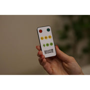 Smart Sconce Black - Dimmable Wireless Wall Light w/Universal Remote - Battery Operated Swivels 180 Mounts Up or Down Easy Peel and Stick Track System Remove with No Damage! Buy More and Save!