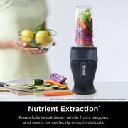 Ninja QB2900SSBFNV Fit Personal Single-Serve Blender, 700 Watts, 16-oz. Cup, Deep Navy Blue