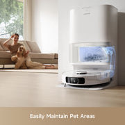 Dreame L10s Ultra Gen 2 Robot Vacuum and Mop with MopExtend RoboSwing Technology, 10,000Pa Vormax Suction, Fully Automatic Base Station, Pet Friendly Mode, 32 Water Level Settings