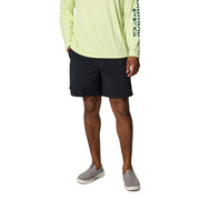 Columbia PFG Backcast IV Water Shorts, Black, Medium, 8 Inseam, Quick Dry, Omni-Shade UPF 50, Omni-Shield Technology, Adjustable Drawcord Waistband, 209473