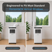 Comfort Zone Portable Air Conditioner, 8,000 BTU Cooling, WiFi Enabled, 3-in-1 Cool Dry Fan Modes, Remote Control, Programmable Timer, TAC-05CPD/PSL