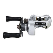 Abu Garcia Revo X VoltiQ Low Profile Baitcast Reel, High Speed 7.3:1 Gear Ratio, Left Handed, Carbon Frame