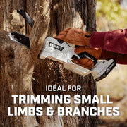 HART HGCS071 20-Volt 6-inch Battery-Powered Pruning Saw Kit, (1) 2.0Ah Lithium-Ion Battery