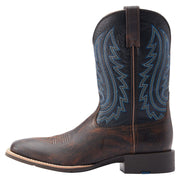 Ariat Sport Big Country Wide Square Soft Toe Western Boots for Men - Tortuga/Black - 13M