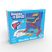 Educational Insights Design and Drill Marble Maze STEM Toy with Electric Drill, 15 Track Pieces, Multicolor, Ages 5+, 4105