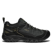 KEEN Targhee IV Waterproof Hiking Shoes for Men - Triple Black - 10M
