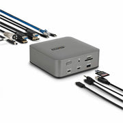 StarTech.com Thunderbolt 5 Docking Station, Dual 8K 60Hz, Triple 4K 144Hz, 140W Laptop Charging, 2.5GbE Ethernet, USB4 Compatible, Space Gray, 215N-TB5USB4DOCK