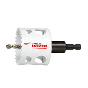 Milwaukee 49-56-9680 2-1/4 in. HOLE DOZER Bi-Metal Hole Saw with 3/8 in. Arbor and Pilot Bit