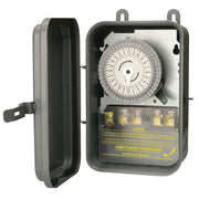Woods 59104RWD 208-277-Volt 40-Amp Outdoor 24-Hour DPST Mechanical Time Switch with Metal Box