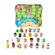 Fisher-Price Little People Alphabet Fun Playmat with 26 Figures, Educational Toddler Toy, Multicolor, Ages 1+