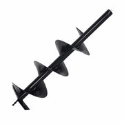 XtremepowerUS Earth Auger Drill Bits Set, Alloy Steel with Tungsten Carbide Tips, 4