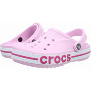 Crocs Bayaband Clogs Unisex Slip-On Lightweight Water-Resistant with Pivot Heel Strap Ballerina Pink Candy Pink 205089-6TG
