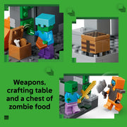 LEGO Minecraft Zombie Dungeon Building Toy, 284 Pieces, Multicolor, Ages 8+, 6585527