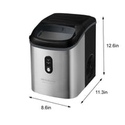 Frigidaire EFIC214 Gallery Nugget Ice Maker, 33 lbs. Daily Capacity, Stainless Steel, Black