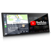 Lamtto 10.25 Wireless CarPlay Android Auto Car Stereo w/Built-in Video Apps, 720P Backup Camera, Black