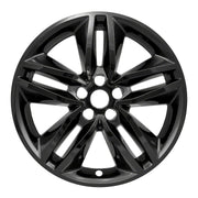Coast2Coast Int. IMP385BLK International Impostor 18 in. Black Gloss 5 Double Spoke Snap-On Wheel Cover Set of 4