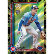 Topps 2025 Chrome Baseball Update Series Value Box, 7 Packs of 4 Cards, Rookie Debut Patch Autographs, Sepia Refractor Parallels, 95080992