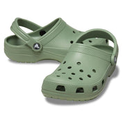 Crocs Unisex Classic Clogs Lightweight Water-Friendly Ventilated Comfort Shoes Moss Green 10001-308-M6W8