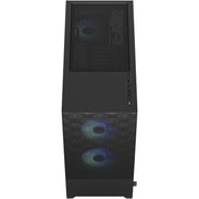 Fractal Design Pop Air RGB Black TG Mid Tower Computer Case, High-Airflow Mesh Front, Tempered Glass Side Panel, ATX Compatible, FD-C-POR1A-06