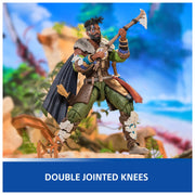 Spin Master PlayStation Horizon Forbidden West Varl 6-Inch Action Figure with 32 Points Articulation, Axe and 2 Sets of Hands, Multicolor, 6070095