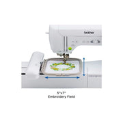 Brother SE1900 Computerized Sewing and Embroidery Machine with 5x7 Embroidery Field and Large Color Touch LCD Screen