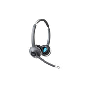 Cisco 562 Wireless Dual Headset, Bluetooth, Noise Isolation, Multi Base Station, On-Ear, Charcoal