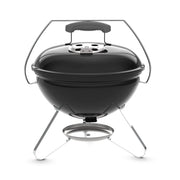 Weber Smokey Joe Charcoal Kettle Grill, 14 Inch Portable, Porcelain Enamel Finish, Black, 147 sq in Cooking Area, 1502353