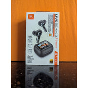 JBL Live Beam 3 True Wireless Earbuds with Advanced Noise-Canceling, Bluetooth, Waterproof, Black, LiveBeam3Blk