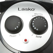 Lasko 1500W Pivoting Utility Ceramic Space Heater with Thermostat, 5919, Black