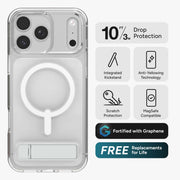 ZAGG 702318863 Crystal Palace Case with Kickstand for iPhone 17 Pro Max