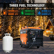 Genmax GM10500iETC 8500W Remote Start Inverter Generator