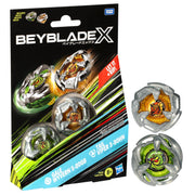 Hasbro Beyblade X Gale Wyvern 5-80GB and Tail Viper 3-80HN Dual Pack Battling Top Set, Multicolor, Ages 8+, G0282