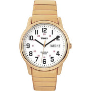 Timex Men's Easy Reader | Stainless Steel Expansion Band Day/Date | Dress Watch