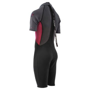 Body Glove Pro3 Spring Wetsuit 2/1mm Neoprene Back Zip Short Sleeve Black Size 5/6 21167W-5/6-BLK