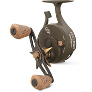 Rapala 13 Fishing FreeFall Trick Shop Inline Ice Fishing Reel, Right Hand, Carbon Fiber Frame, Magnetic Drop Speed Adjustment, 2.5:1 Gear Ratio, BBCFFTS252.5-RH