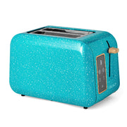 The Pioneer Woman PW8402550614-02 Digital 2-Slice Toaster, Teal Speckle