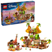 LEGO 43258 Disney Moana 2 Kakamora Barge Kids Toy - Pretend Play Building Set for Boys and Girls
