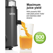 SiFene Amr516 400W Centrifugal Juicer Machine, Gray