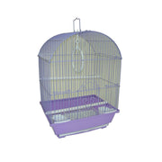 YML Black Round Top Style Birdcage for Small Parakeets, 11 in L x 9 in W x 16 in H, A1304BLK